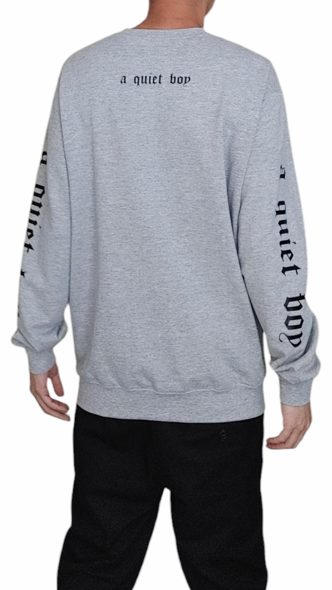 Sleeve Print Face Sweatshirt